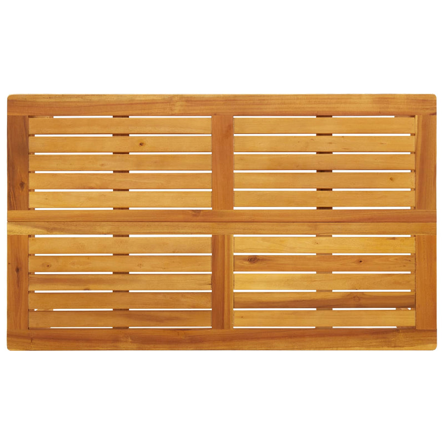 4 Piece Garden Pallet Sofa Units Solid Acacia Wood Natural