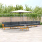 Sofa Set 6 pcs Anthracite 626 x 92 x 69 cm Solid Acacia Wood
