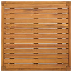 Garden Table Solid Acacia Wood Natural 60 x 60 x 30 cm