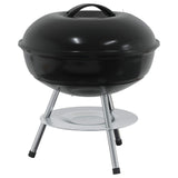 Charcoal Grill Black 36.5 x 36.5 x 40 cm - Close-Up Angle