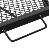 Foldable Camping Grill Folding Black 58 x 31 x 2 cm Alloy Steel