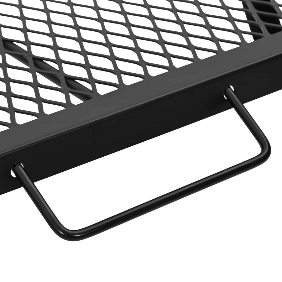 Foldable Camping Grill 70 x 30 x 18.5 cm Alloy Steel Black