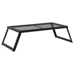 Foldable Camping Grill 70 x 30 x 18.5 cm Alloy Steel Black