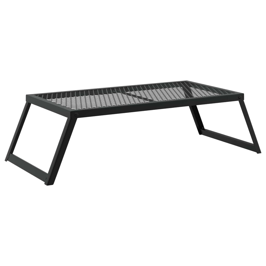 Foldable Camping Grill 70 x 30 x 18.5 cm Alloy Steel Black