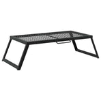 Foldable Camping Grill 70 x 30 x 18.5 cm Alloy Steel Black
