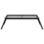 Foldable Camping Grill 70 x 30 x 18.5 cm Alloy Steel Black