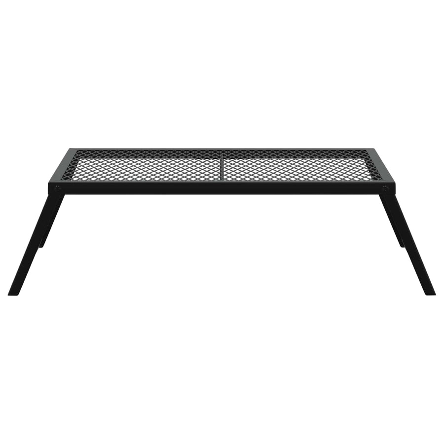 Foldable Camping Grill 70 x 30 x 18.5 cm Alloy Steel Black