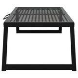 Foldable Camping Grill Folding Black 58 x 31 x 2 cm Alloy Steel