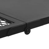 Foldable Camping Grill Black 31.5 x 26.5 x 4 cm Alloy Steel - Low Angle