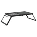 Foldable Camping Grill 68 x 30 x 17 cm Alloy Steel Black