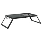 Foldable Camping Grill 68 x 30 x 17 cm Alloy Steel Black