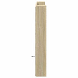 Headboard Cabinet with LED Sonoma 120 x 16,5 x 103,5 cm
