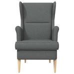 Armchair Dark Grey Fabric