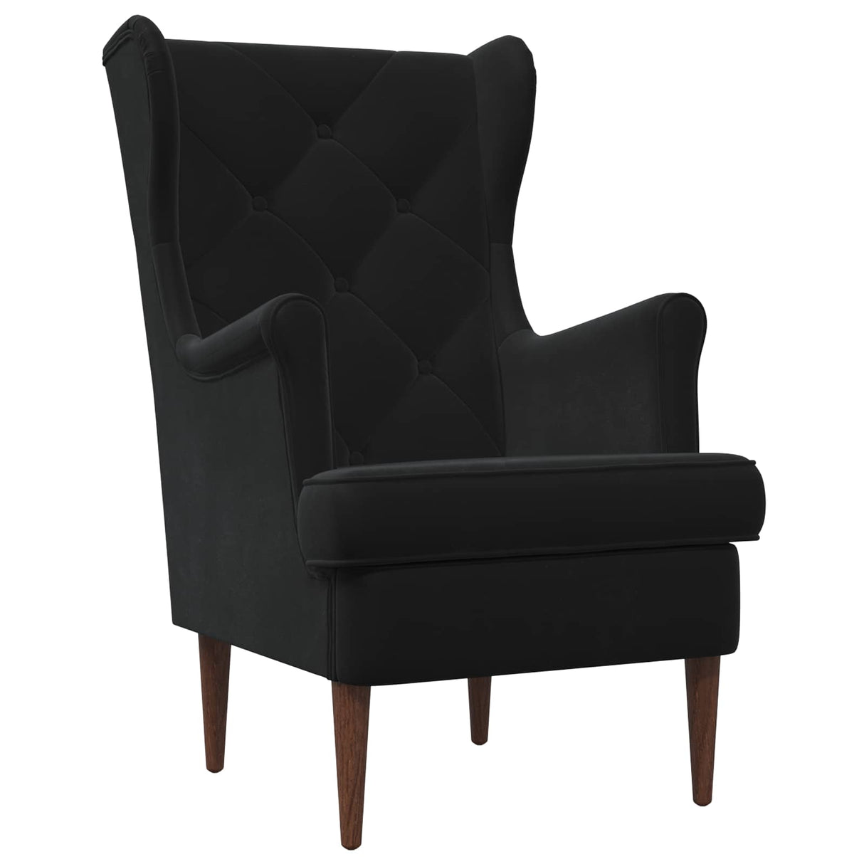 Armchair Black Velvet