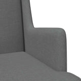 Armchair Dark Grey Fabric - Close-Up Angle