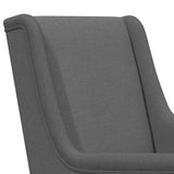 Rocking Chair Dark Grey 62 x 80 x 85 cm Fabric