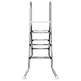 Above Ground Pool Ladder 100 cm 3-Step Stainless Steel 304