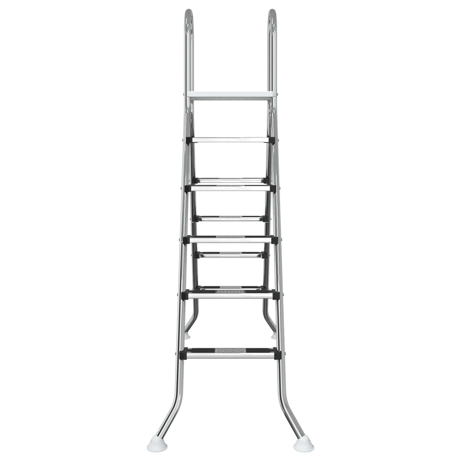Above Ground Pool Ladder 224 x 175 cm 5-Step