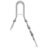 Partially in-ground pool ladder 172 x 106 cm 3-Step - Top-Down View