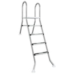 Partially in-ground pool ladder 195 x 116 cm 4-Step
