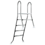 Partially in-ground pool ladder 195 x 116 cm 4-Step