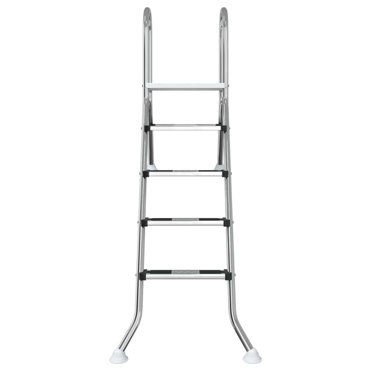 Partially in-ground pool ladder 195 x 116 cm 4-Step