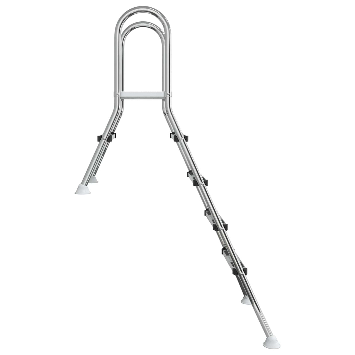 Partially in-ground pool ladder 195 x 116 cm 4-Step