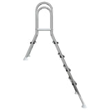 Partially in-ground pool ladder 195 x 116 cm 4-Step