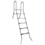 Partially in-ground pool ladder 222 x 128 cm 5-Step