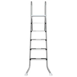 Partially in-ground pool ladder 222 x 128 cm 5-Step