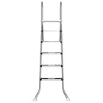 Partially in-ground pool ladder 222 x 128 cm 5-Step