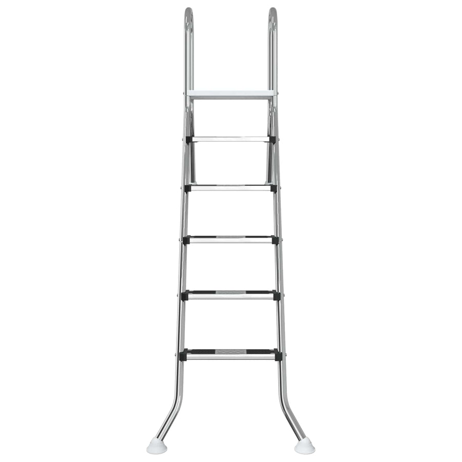 Partially in-ground pool ladder 222 x 128 cm 5-Step