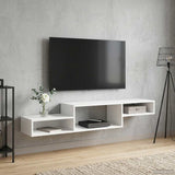 Wall-mounted TV Cabinet Wall-Mounted White 150 x 28 x 26 cm - Top-Down View