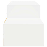 Wall-mounted TV Cabinet Wall-Mounted White 150 x 28 x 26 cm - Rear View