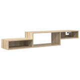 Wall-mounted TV Cabinet Wall-Mounted Sonoma Oak - Front View