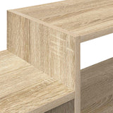 Wall-mounted TV Cabinet Wall-Mounted Sonoma Oak - Low Angle