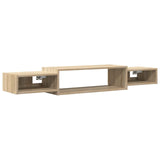 Wall-mounted TV Cabinet Wall-Mounted Sonoma Oak - Front View