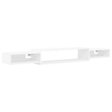 Wall-mounted TV Cabinet Wall-Mounted White 180 x 28 x 21 cm - Front View