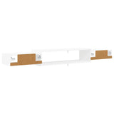 Wall-mounted TV Cabinet Wall-Mounted White 180 x 28 x 21 cm - Close-Up Angle