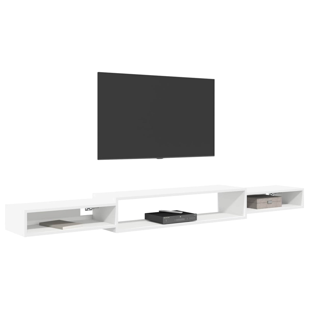 Wall-mounted TV Cabinet Wall-Mounted White 220 x 28 x 21 cm