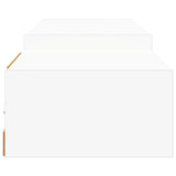 Wall-mounted TV Cabinet Wall-Mounted White 220 x 28 x 21 cm - Rear View