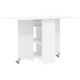 Dinning Table 115 x 70 x 75 cm Engineered Wood White