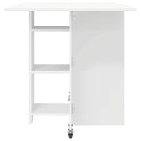 Dinning Table 115 x 70 x 75 cm Engineered Wood White