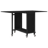 Folding dining table with castors 130 x 80 x 76.5 cm