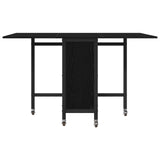 Folding dining table with castors 130 x 80 x 76.5 cm - 45-Degree Angle