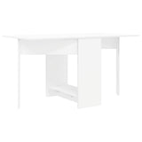Dinning Table 138 x 70 x 73.5 cm Engineered Wood White