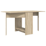 Dinning Table 138 x 70 x 73.5 cm Engineered Wood Sonoma Oak - Close-Up Angle
