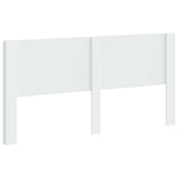 Headboard White Engineered Wood - 45-Degree Angle