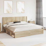 Headboard Sonoma Oak Engineered Wood