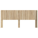 Headboard Sonoma Oak Engineered Wood - Side View